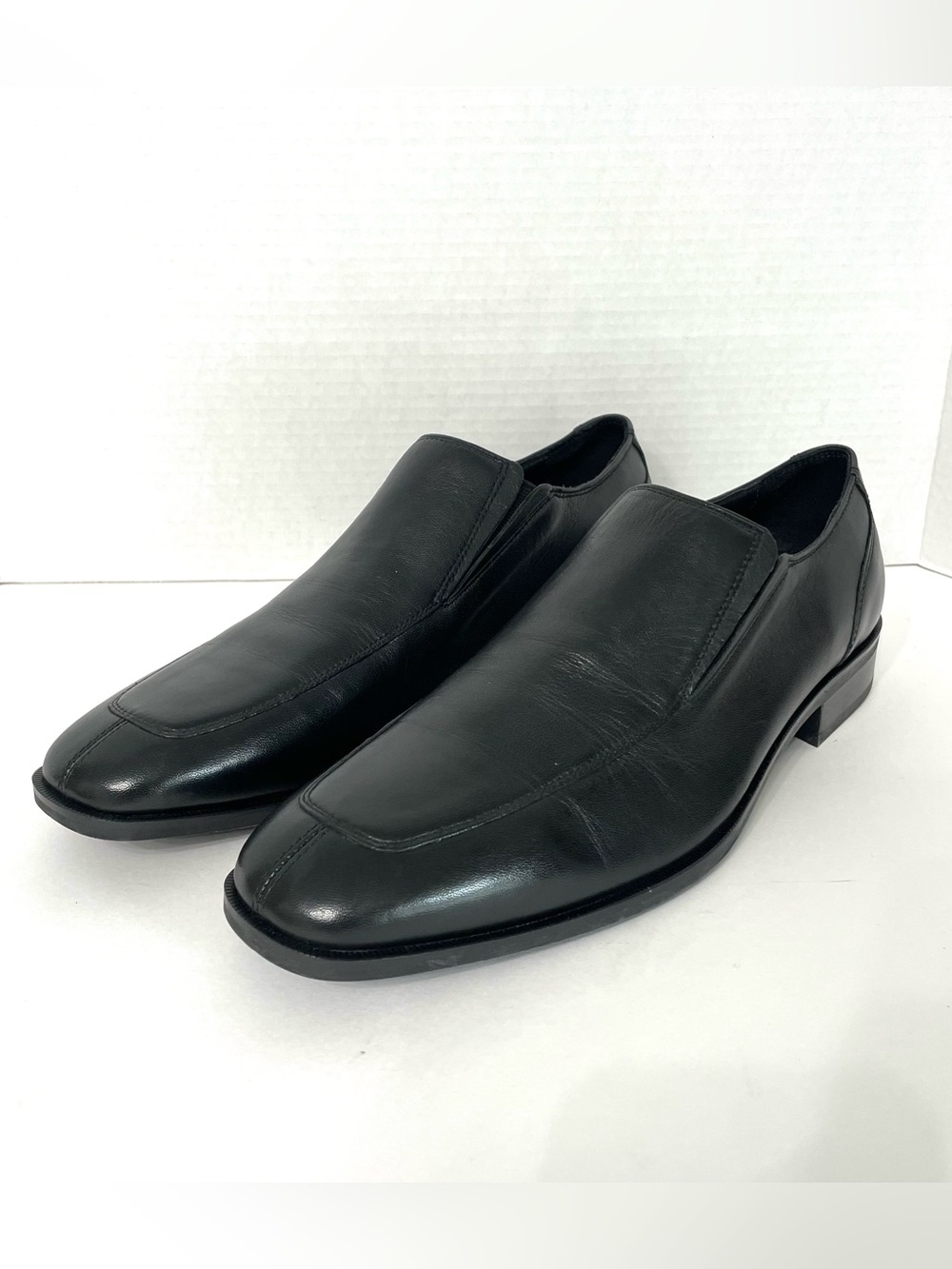 Cole Haan Adams NikeAir Loafers Men's Size 10.5 M Black Leather Venetian Slip On